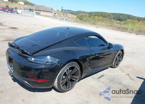2018 Porsche 718 Cayman from USA, damaged, VIN WP0AA2A83JK261002